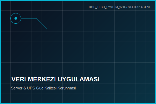 Veri Merkezi / Server Odası IGBT Aktif Harmonik Filtre ve Kompanzasyon Panosu Saha Uygulaması